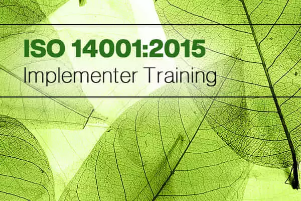 ISO 14001:2015 Implementer Training